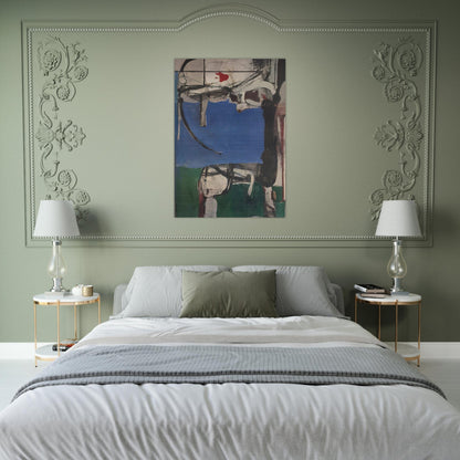 Urbana #2 The Archer - Richard Diebenkorn Brushed Aluminum Print - 70x100 cm / 28x40 inches | Richard Diebenkorn Aluminum Print | Richard Diebenkorn Prints
