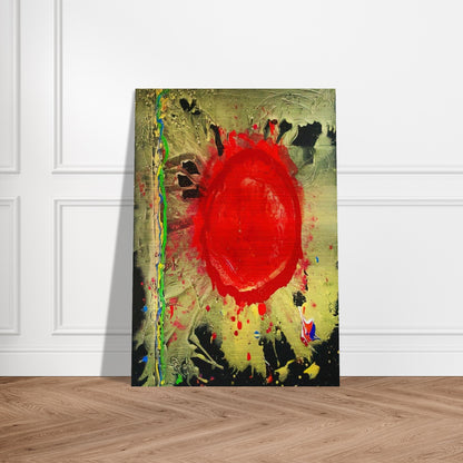 Warrior Universe - 2010 - John Hoyland Brushed Aluminum Print - 70x100 cm / 28x40 inches | John Hoyland Aluminum Print | John Hoyland Prints