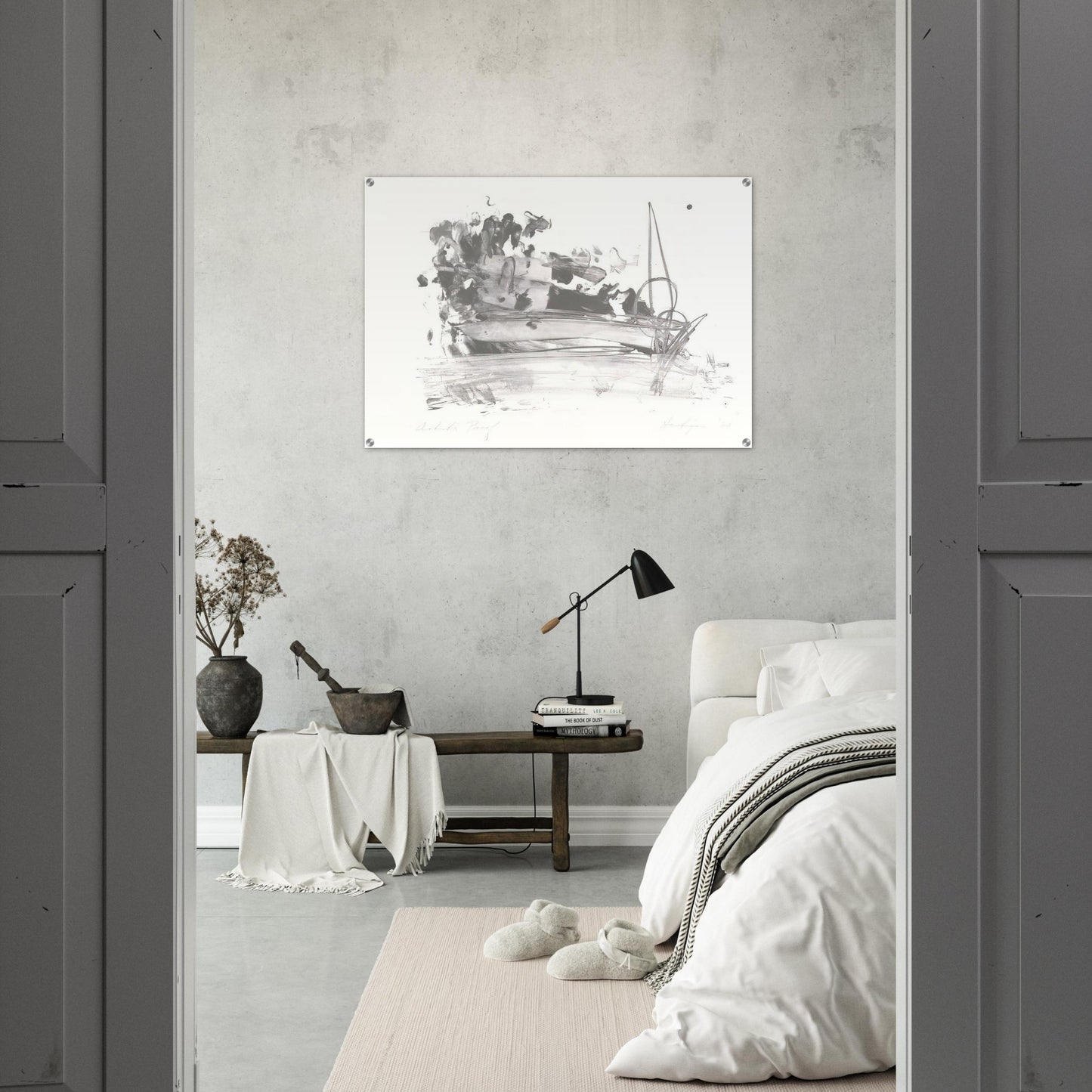 The Hero Leaves His Ship - Grace Hartigan Acrylic Print - 70x100 cm / 28x40″ inches | Grace Hartigan Wall Art | Grace Hartigan Prints