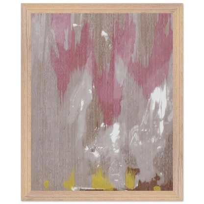 Helen Frankenthaler - Tales of Genji IV - 1998 Wall art - 27x35 cm / 11x14 inches - Premium Wooden Framed Poster With Fine Art Paper-canvas - Wood frame