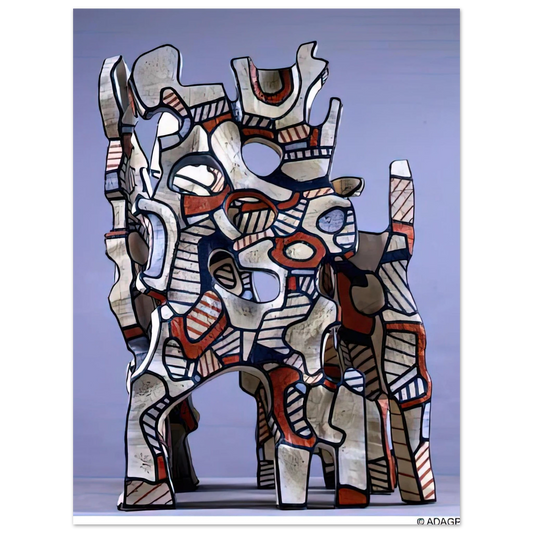 Jean Dubuffet - THE COSMORAMA IV  75x100 cm / 30x40inches Fine Art Poster
