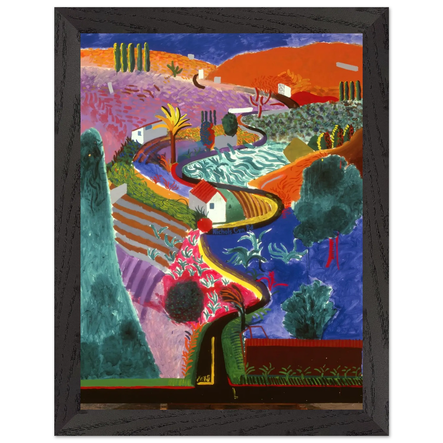 David Hockney - David Hockney Wall art - 28x43  cm / XL (11x17 inches) - Fine Art Poster - -