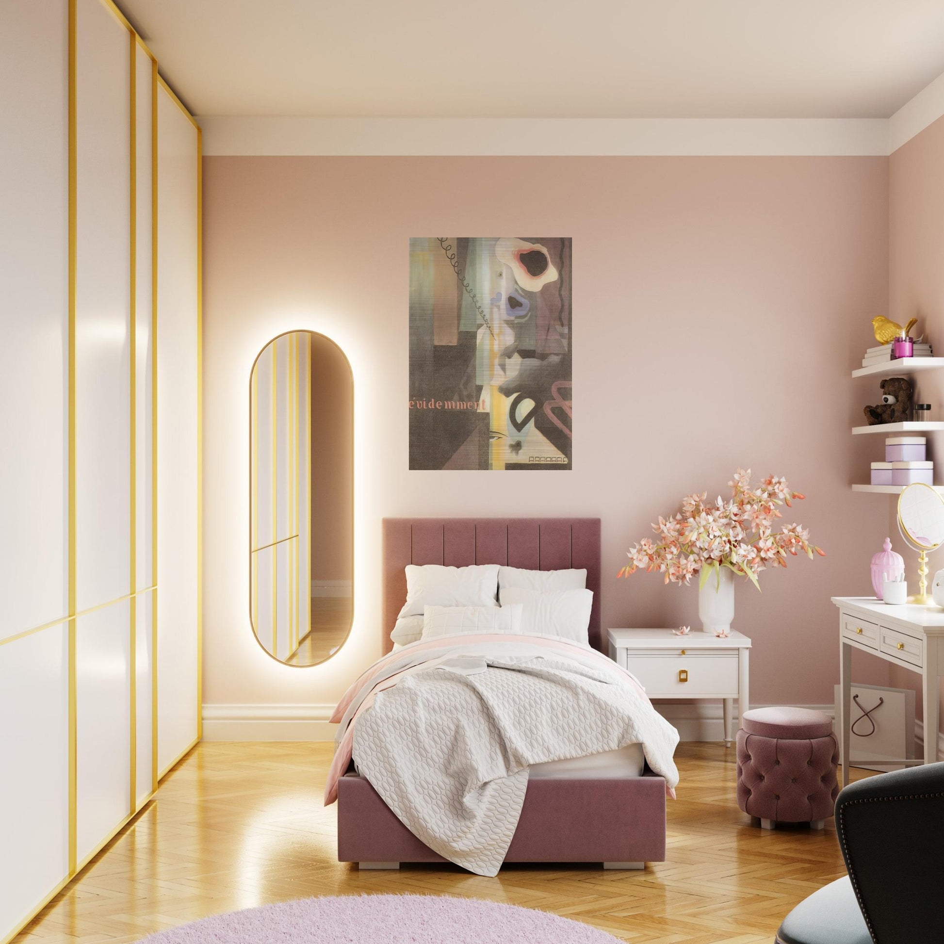 Composizione Paesaggio Dada n. 3 o n. 2 - 1921 - Julius Evola Brushed Aluminum Print - 70x100 cm / 28x40 inches | Julius Evola Aluminum Print | Julius Evola Prints