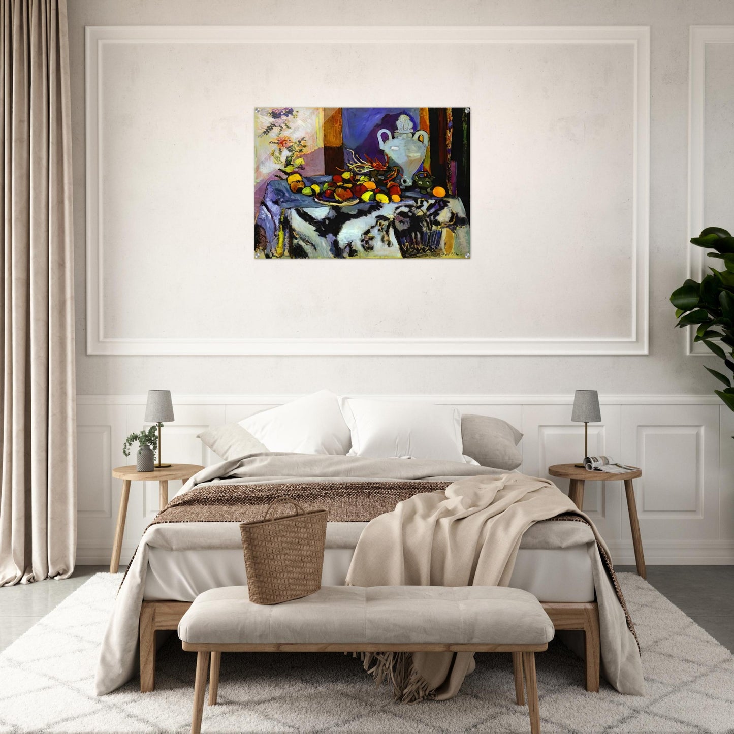 BLUE STILL LIFE - Henri Matisse Acrylic Print - 70x100 cm / 28x40″ inches