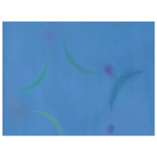 Max Bill - Energien im Blau - 1949  75x100 cm / 30x40inches Fine Art Poster