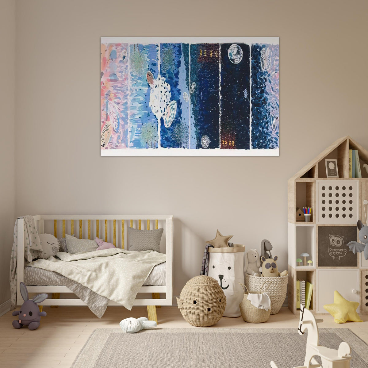 At Sea Japan - 1980 - Jennifer Bartlett Art Prints - 100x150 cm / 40x60″ inches | Jennifer Bartlett Poster | Jennifer Bartlett Prints