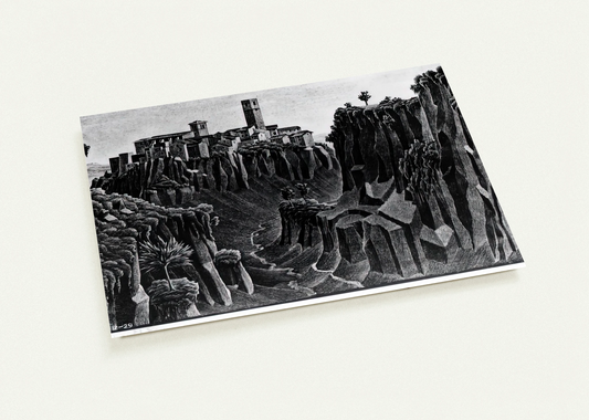 CIMINO BARBARANO By MC Escher Pack of 10 Post Cards | MC Escher Post Cards | A6 (10.5 x 14.8 cm) - 4.1 x 5.8 inches