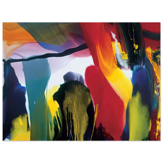 Paul Jenkins - Phenomena Solstice Encounter  75x100 cm / 30x40inches Fine Art Poster