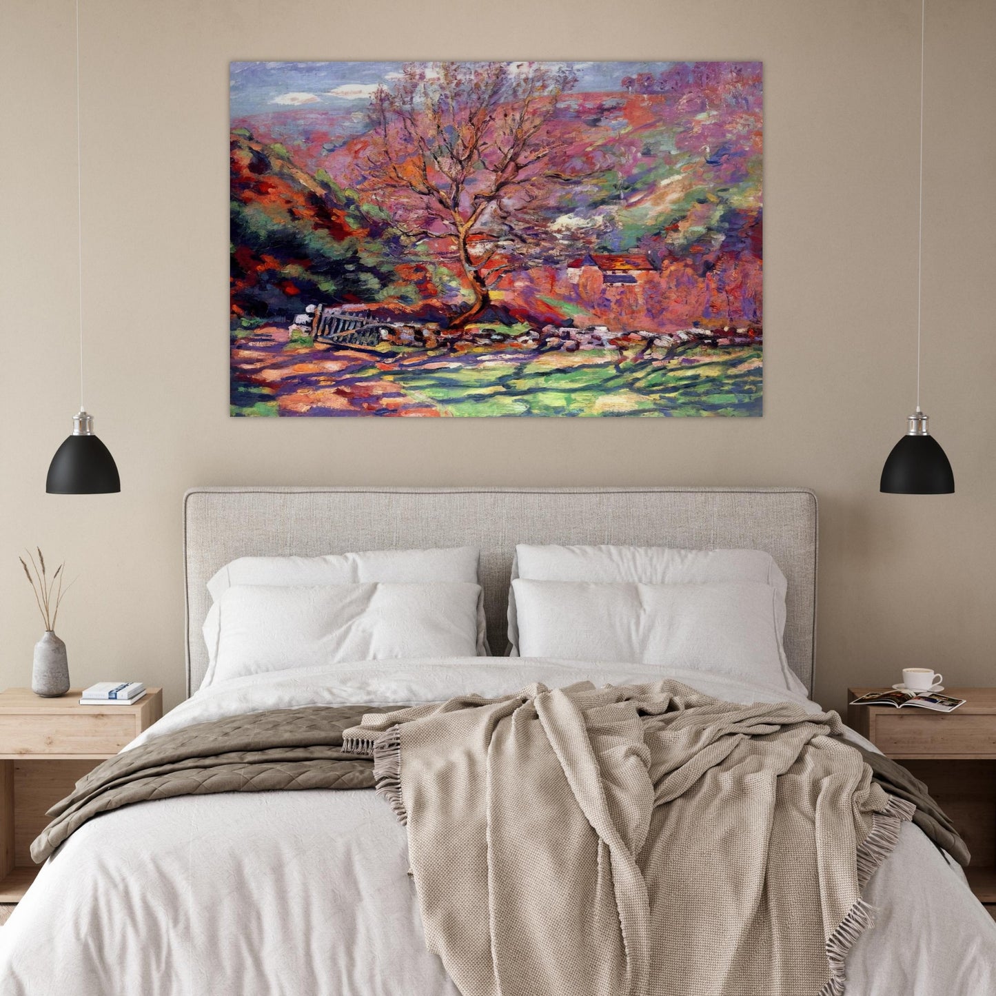 Crozant, solitude - 1915 - Armand Guillaumin Art Prints - 100x150 cm / 40x60″ inches | Armand Guillaumin Poster | Armand Guillaumin Prints