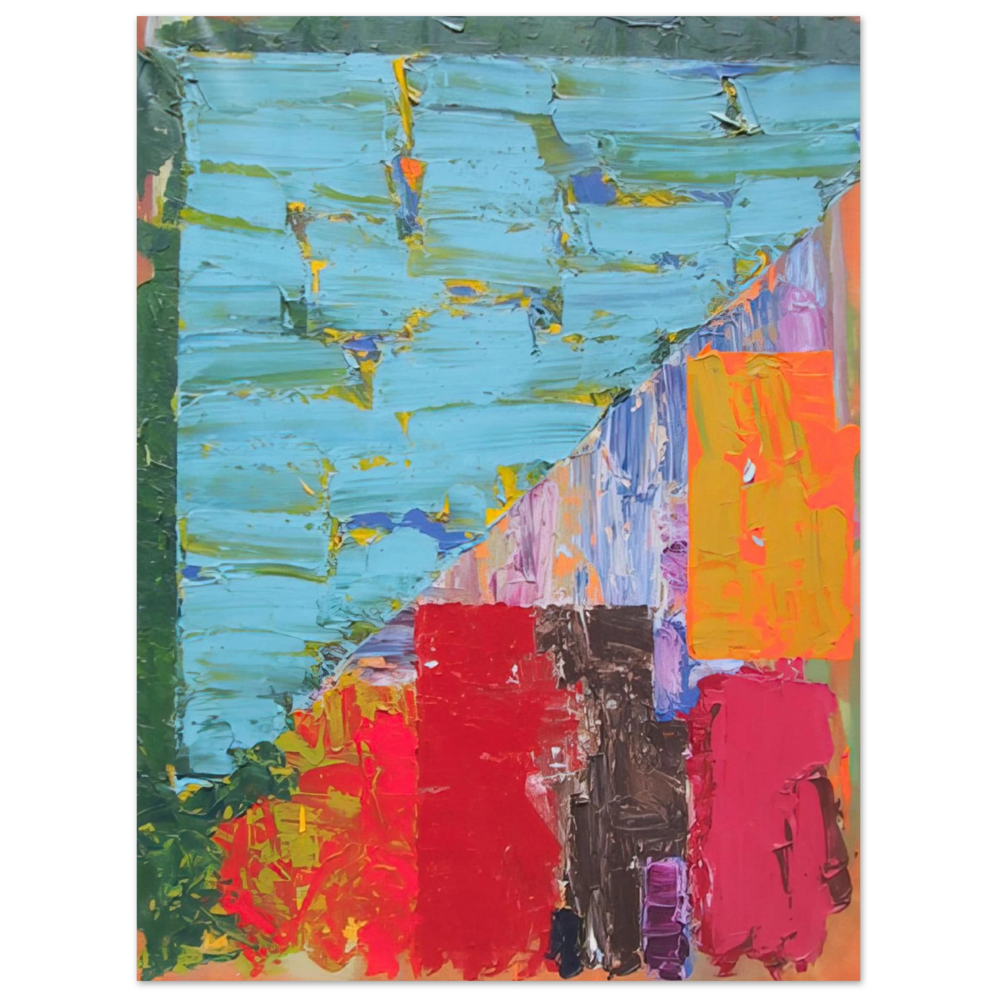 John Hoyland - 25.4.78 - 1978  75x100 cm / 30x40inches Fine Art Poster