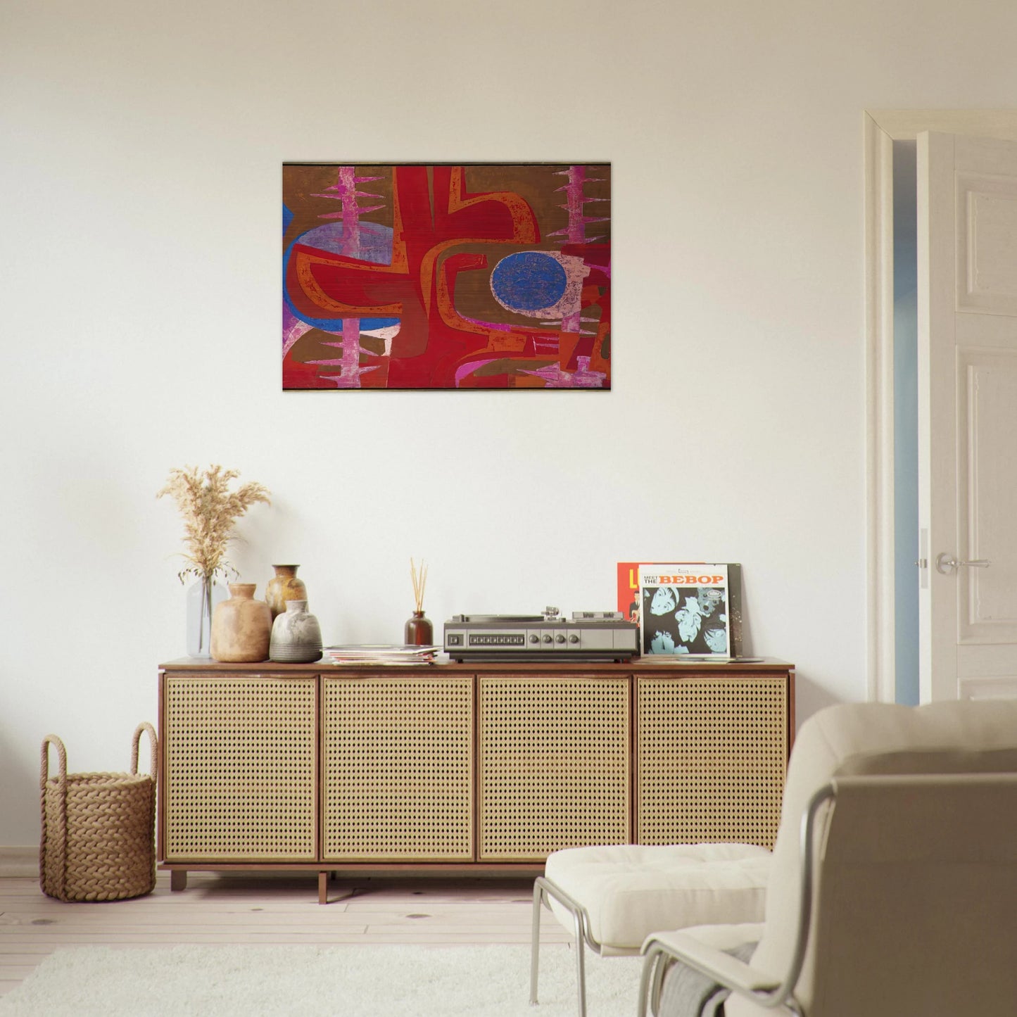 Sobre la tumba de Justino - Pedro Coronel Brushed Aluminum Print - 70x100 cm / 28x40 inches | Pedro Coronel Aluminum Print | Pedro Coronel Prints