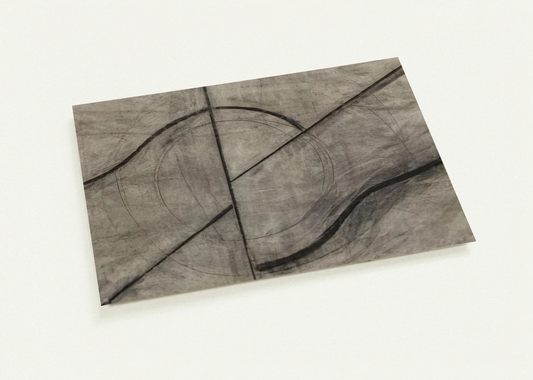 Drawing Based Upon the Breath By Allan Kaprow Pack of 10 Post Cards | Allan Kaprow Post Cards | A6 (10.5 x 14.8 cm) - 4.1 x 5.8 inches