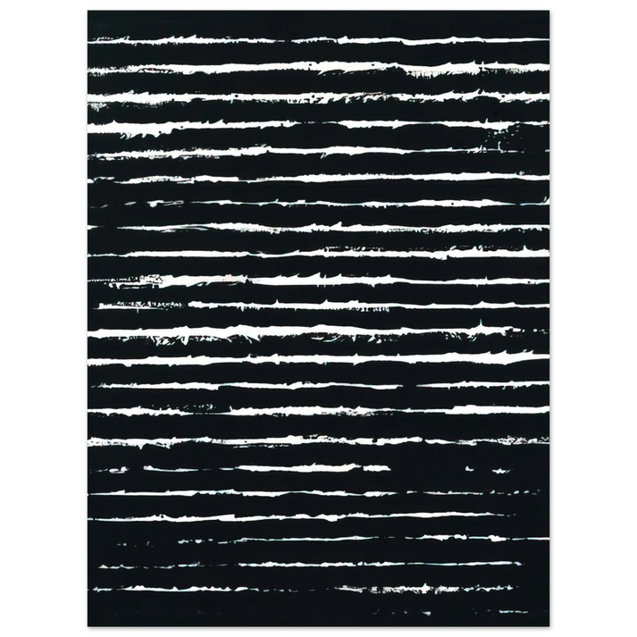 Pierre Soulages - Peinture 243 x 181 cm, 26 juin 1999 - 1999  75x100 cm / 30x40inches Fine Art Poster
