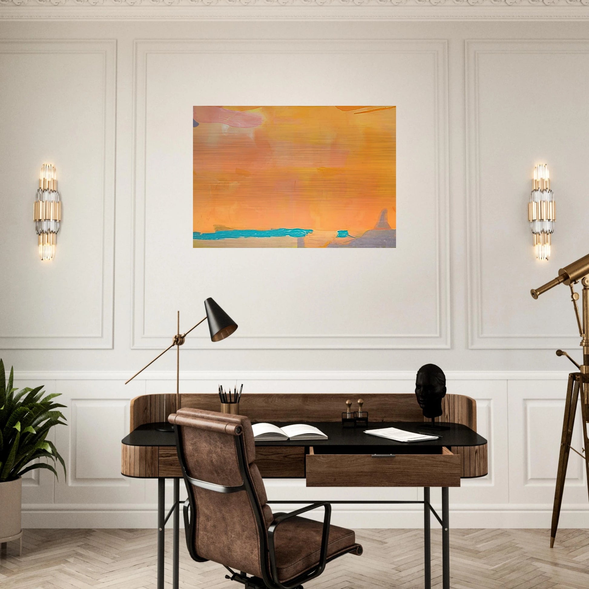 Royal Fireworks - 1975 - Helen Frankenthaler Brushed Aluminum Print - 70x100 cm / 28x40 inches | Helen Frankenthaler Aluminum Print | Helen Frankenthaler Prints