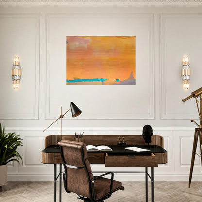 Royal Fireworks - 1975 - Helen Frankenthaler Brushed Aluminum Print - 70x100 cm / 28x40 inches | Helen Frankenthaler Aluminum Print | Helen Frankenthaler Prints