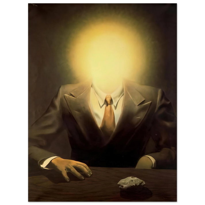 Rene Magritte - THE PLEASURE PRINCIPLE PORTRAIT OF EDWARD JAMES 1937  75x100 cm / 30x40inches Fine Art Poster