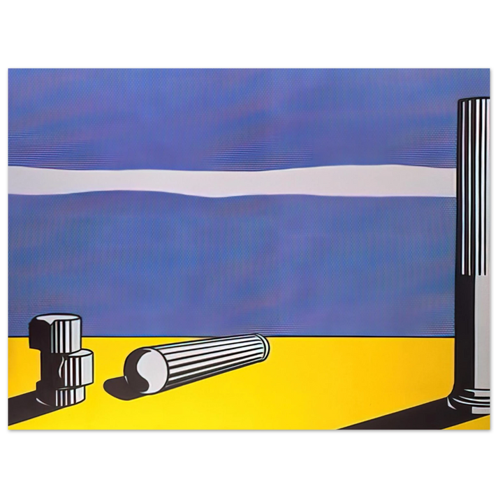 Roy Lichtenstein - RUINS 1965  75x100 cm / 30x40inches Fine Art Poster