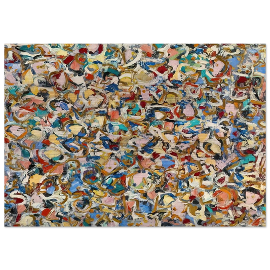 Noon - Lee Krasner Brushed Aluminum Print - 70x100 cm / 28x40 inches | Lee Krasner Aluminum Print | Lee Krasner Prints