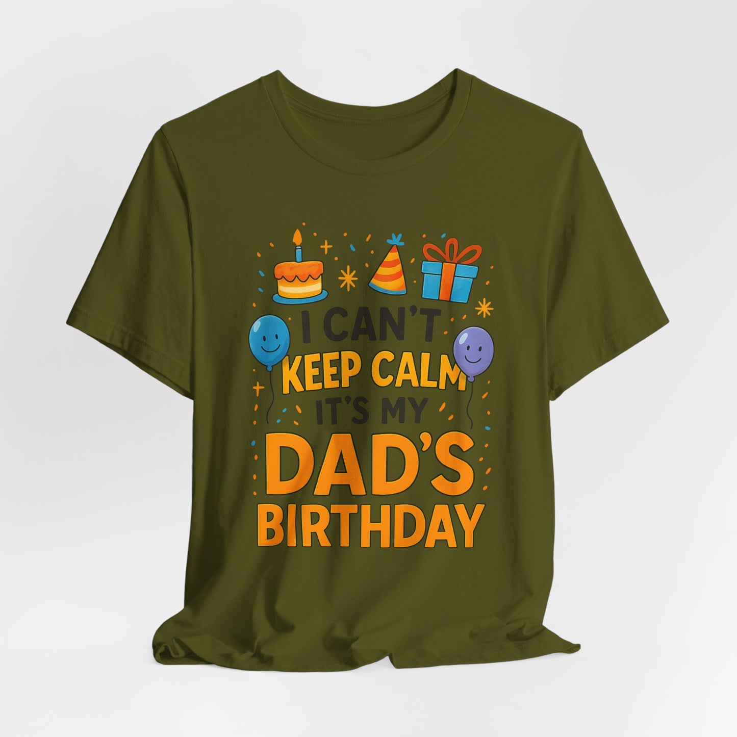 Geburtstagsgeschenk für Papa: Ich kann nicht ruhig bleiben, es ist Papas Geburtstag! Alles Gute zum Geburtstag, Papa!