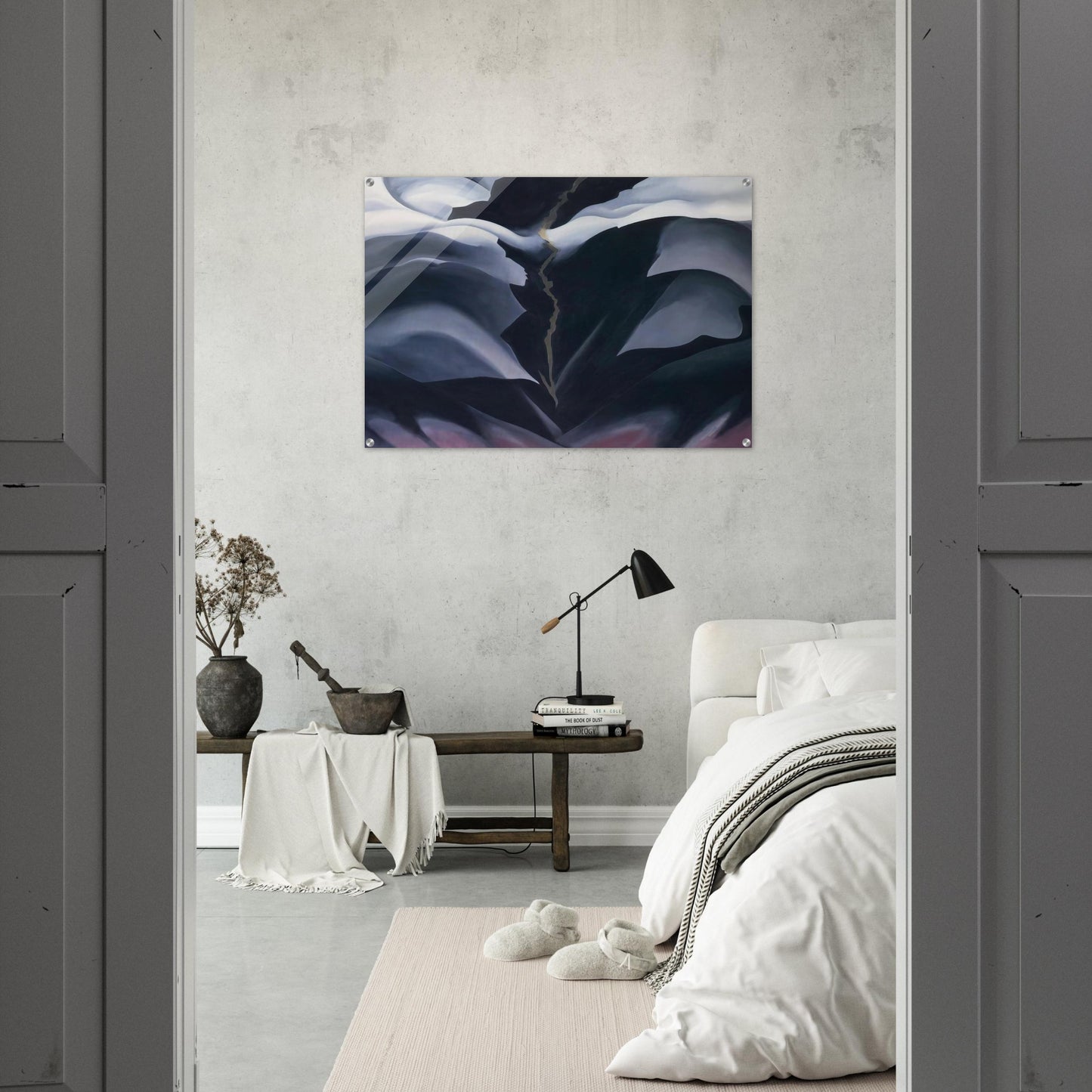Black Place II - Georgia O'Keeffe Acrylic Print - 70x100 cm / 28x40″ inches
