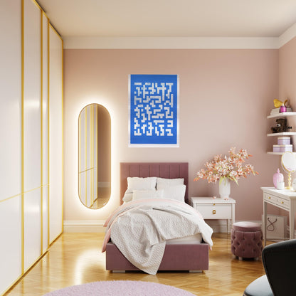 DOUBLE IMPRESSION IV 1978 - Anni Albers Brushed Aluminum Print - 70x100 cm / 28x40 inches | Anni Albers Aluminum Print | Anni Albers Prints