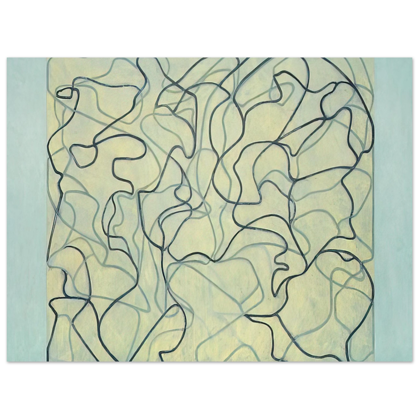 Brice Marden - First Letter - 2009  75x100 cm / 30x40inches Fine Art Poster