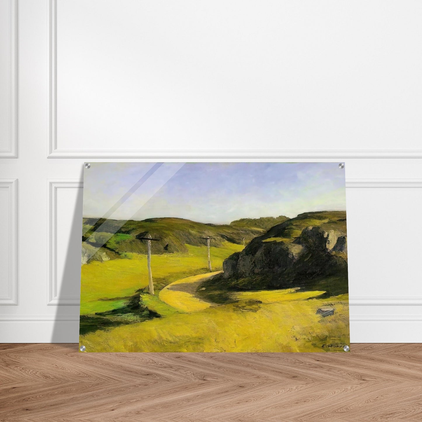 Road in Maine - Edward Hopper Acrylic Print - 70x100 cm / 28x40″ inches