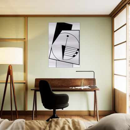 Rythme 3 - 1995 - Carmelo Arden Quin Brushed Aluminum Print - 70x100 cm / 28x40 inches | Carmelo Arden Quin Aluminum Print | Carmelo Arden Quin Prints