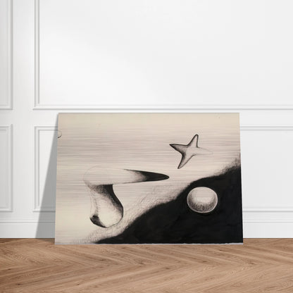 UNTITLED 1932 1 - Alexander Calder Brushed Aluminum Print - 70x100 cm / 28x40 inches | Alexander Calder Aluminum Print | Alexander Calder Prints