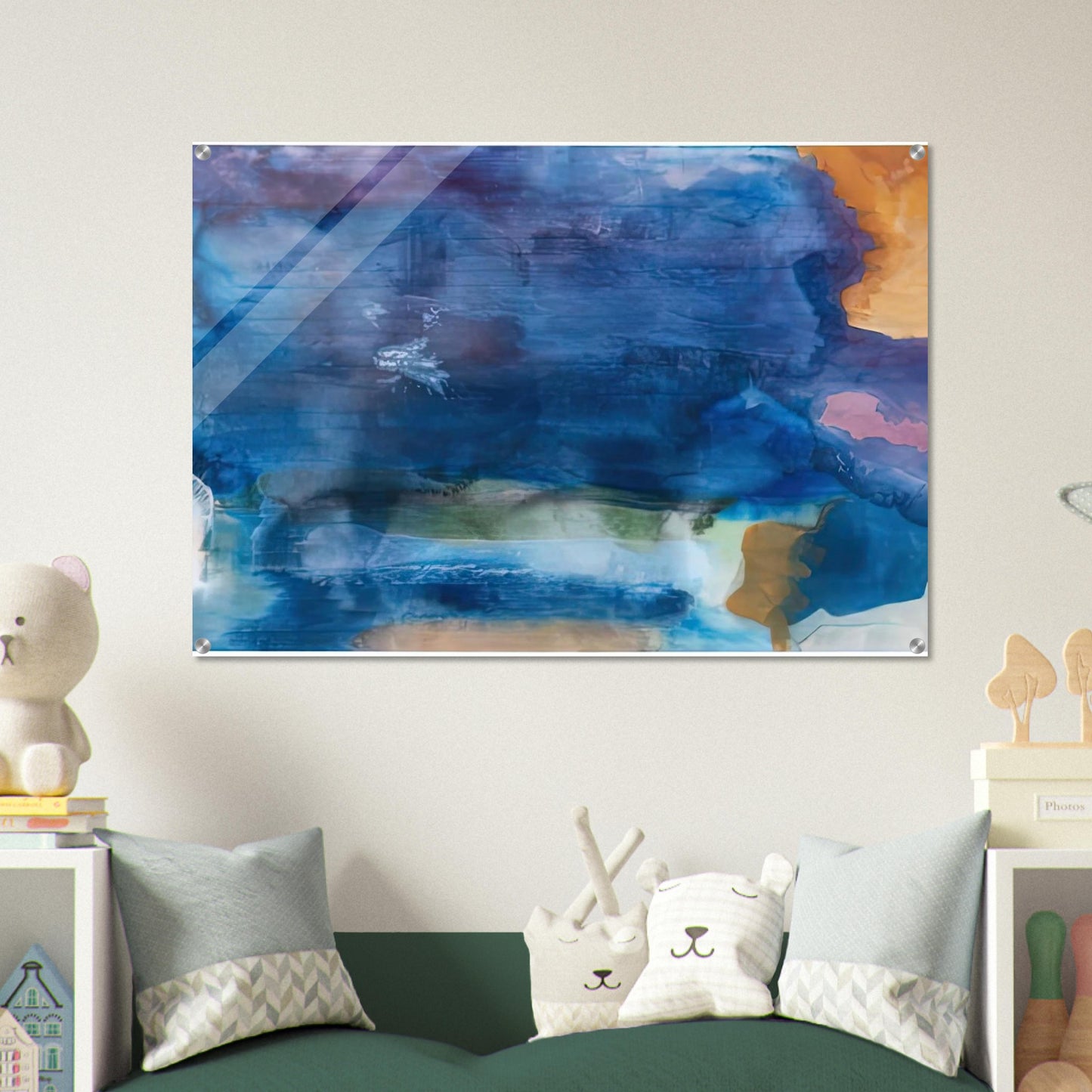 Riverhead, 1963-64- - Helen Frankenthaler Acrylic Print - 70x100 cm / 28x40″ inches