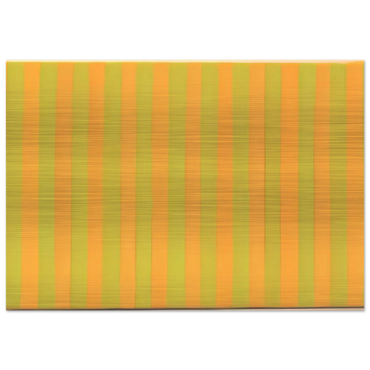 Two Yellows - 1959 - Gene Davis Brushed Aluminum Print - 70x100 cm / 28x40 inches | Gene Davis Aluminum Print | Gene Davis Prints