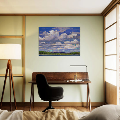 SUMMER DAY 1915 - Tom Thomson Brushed Aluminum Print - 70x100 cm / 28x40 inches | Tom Thomson Aluminum Print | Tom Thomson Prints