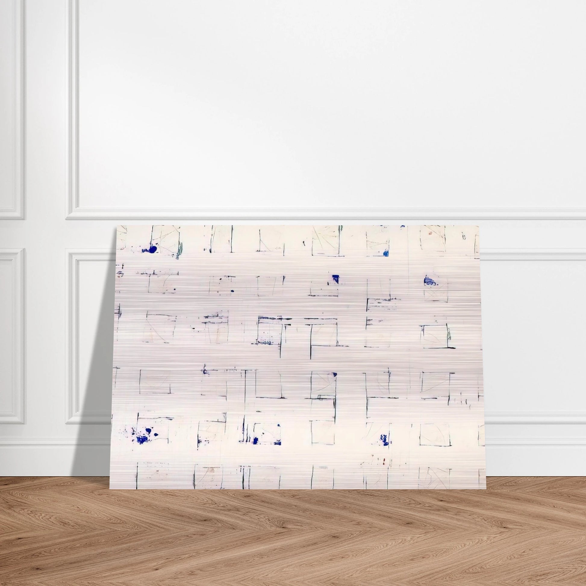 Untitled  SFM83-338  - Sam Francis Brushed Aluminum Print - 70x100 cm / 28x40 inches | Sam Francis Aluminum Print | Sam Francis Prints