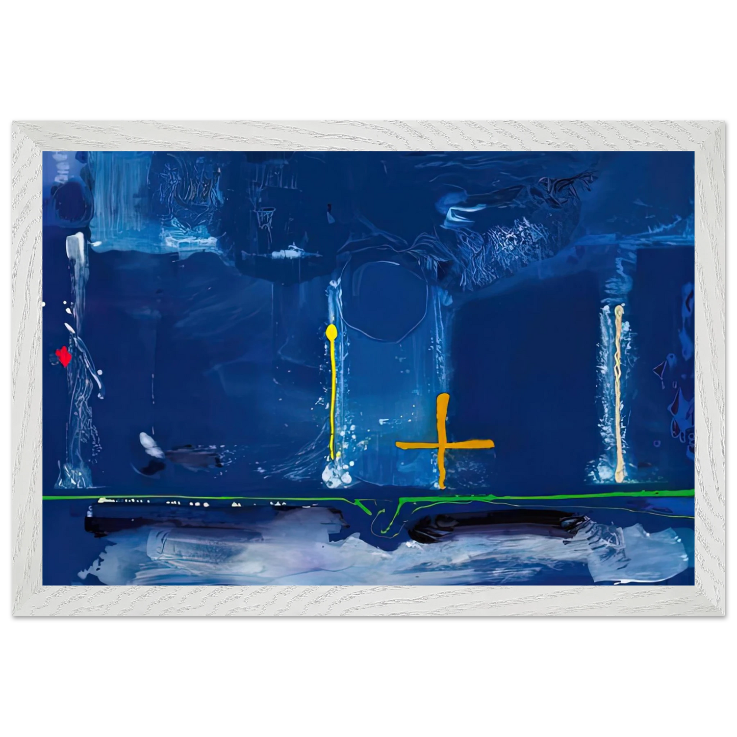 Helen Frankenthaler - Sister Sky, 1991- Wall Art - 28x40 inches / 70x70 cm - Canvas (Imperial)-canvas - -