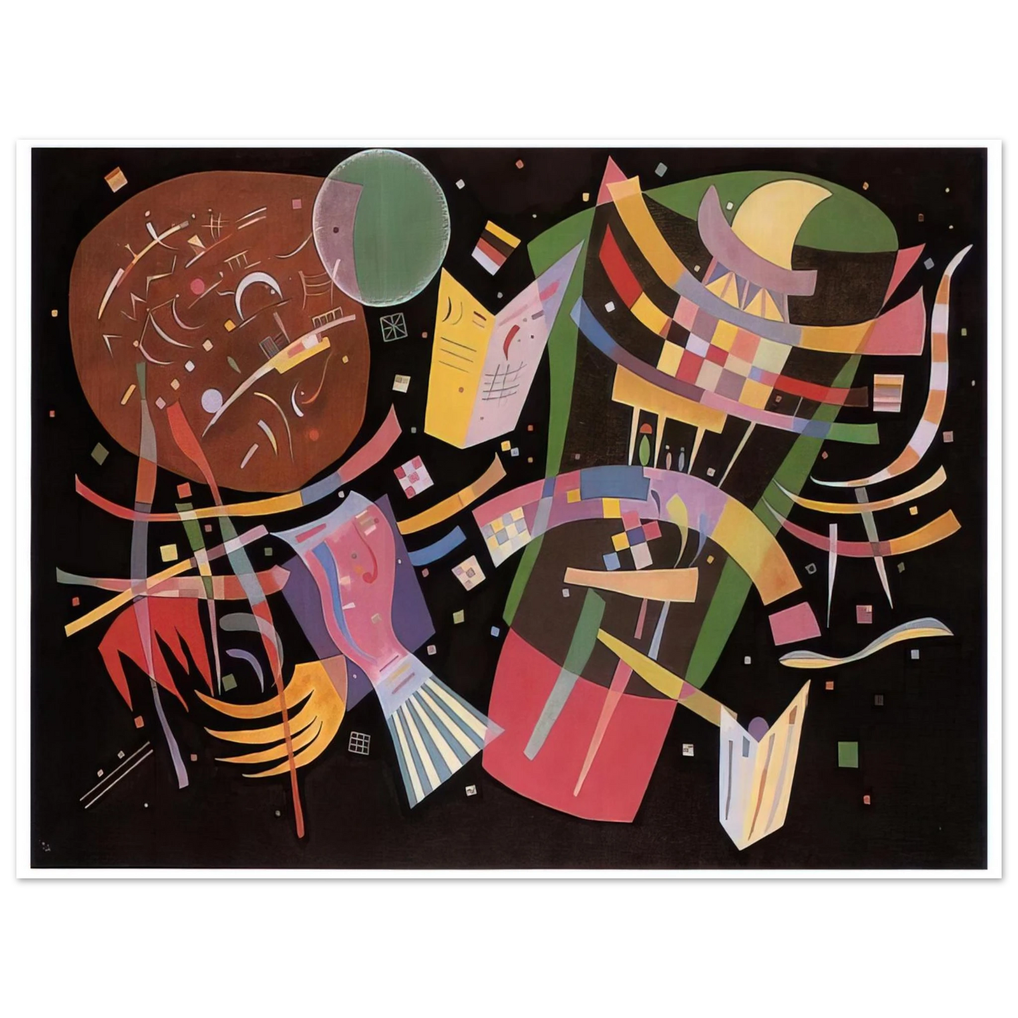 Wassily Kandinsky - COMPOSITION X 1939  75x100 cm / 30x40inches Fine Art Poster