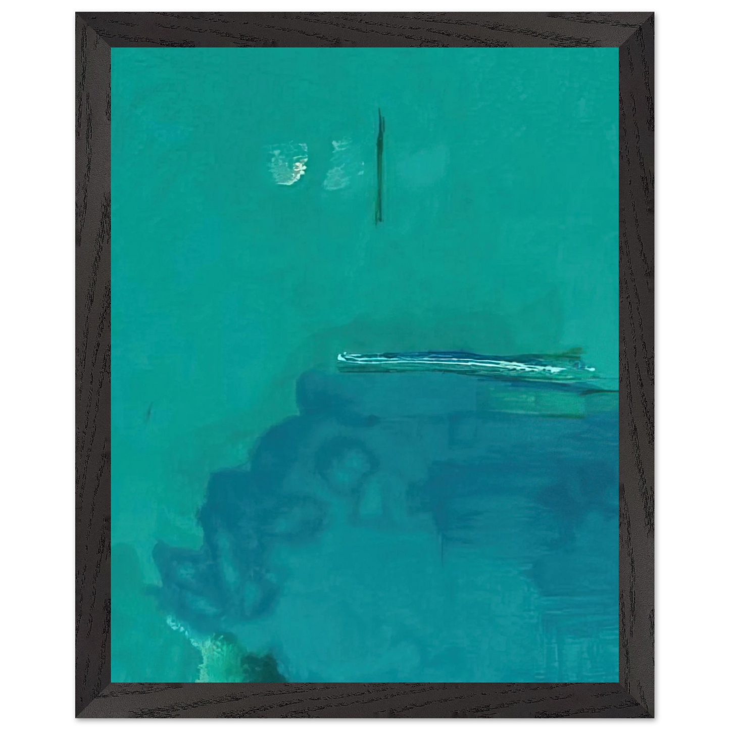 Helen Frankenthaler - Contentment Island - 2004 Wall art - 30x40 cm / 12x16 inches - Fine Art Poster-canvas - -
