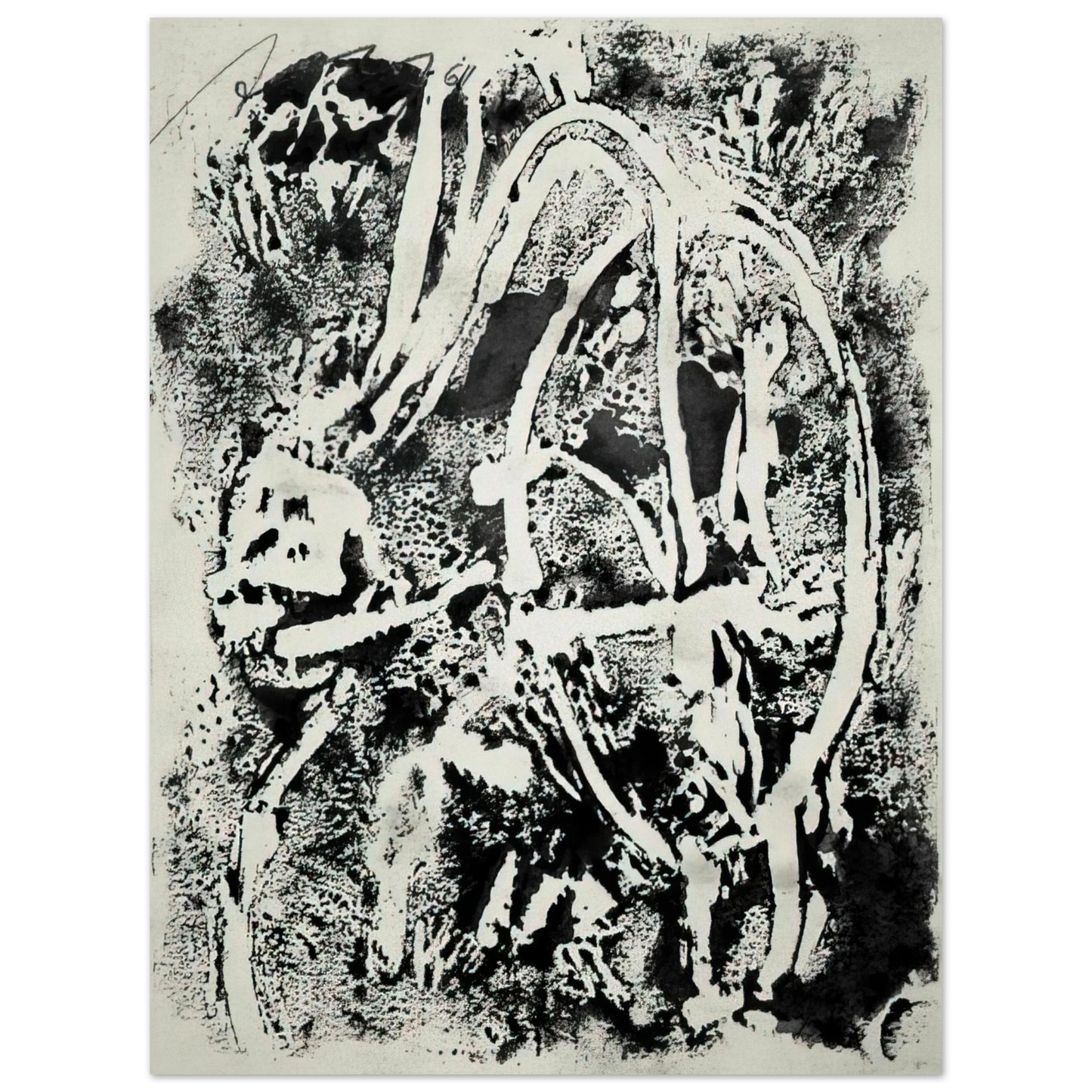 Adja Yunkers - Untitled - 1961  75x100 cm / 30x40inches Fine Art Poster