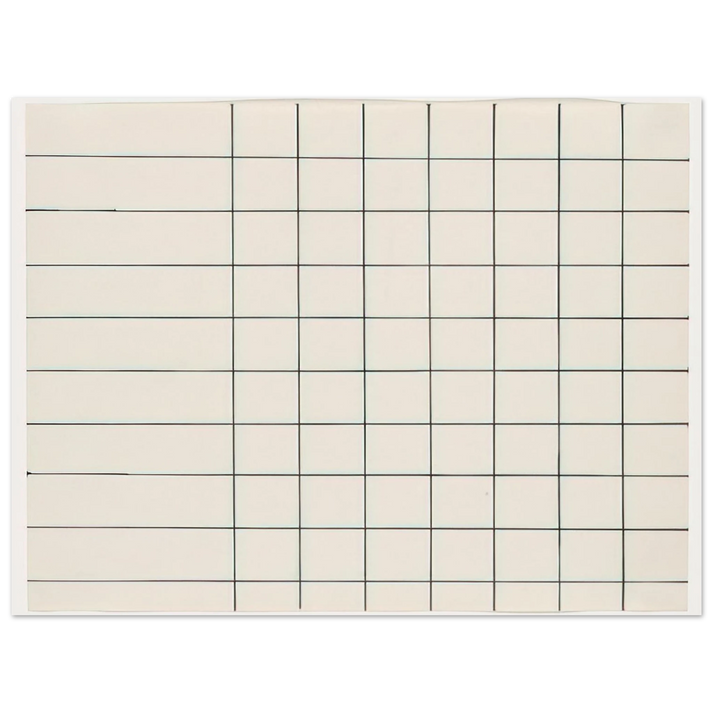 Ellsworth Kelly - Grid Lines from the series Line Form Color  75x100 cm / 30x40inches Fine Art Poster