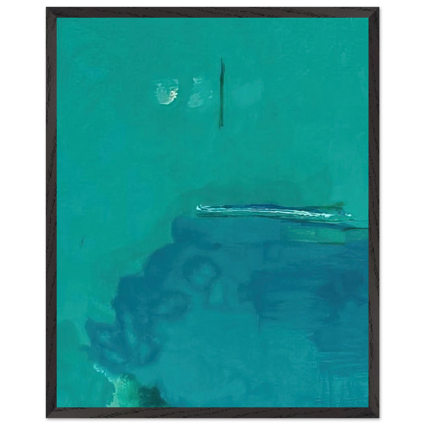Helen Frankenthaler - Contentment Island - 2004 Wall art - 50x70 cm / 20x28 inches - Fine Art Poster-canvas - -