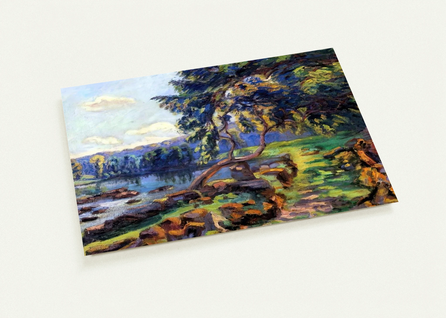 Les rapides a Genetin - 1900 By Armand Guillaumin Pack of 10 Post Cards | Armand Guillaumin Post Cards | A6 (10.5 x 14.8 cm) - 4.1 x 5.8 inches