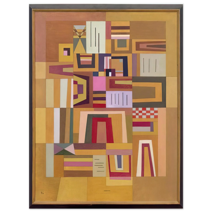 Wassily Kandinsky - COMPENSATION ROSE 1933  75x100 cm / 30x40inches Fine Art Poster