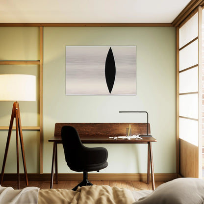 Mandorla Form - Ellsworth Kelly Brushed Aluminum Print - 70x100 cm / 28x40 inches | Ellsworth Kelly Aluminum Print | Ellsworth Kelly Prints
