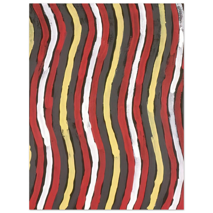 Clifford Possum Tjapaltjarri - Untitled - 2001  75x100 cm / 30x40inches Fine Art Poster