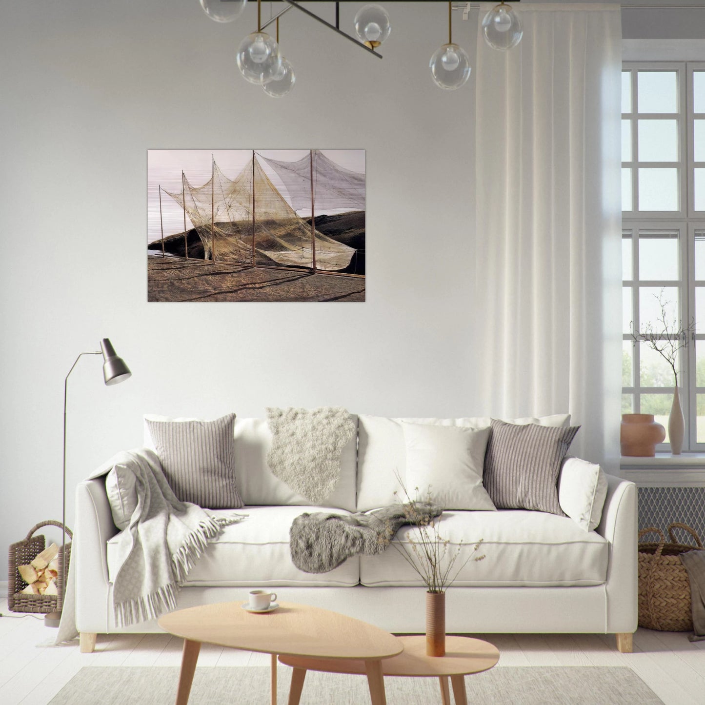 PENTECOST 1989 - Andrew Wyeth Brushed Aluminum Print - 70x100 cm / 28x40 inches | Andrew Wyeth Aluminum Print | Andrew Wyeth Prints