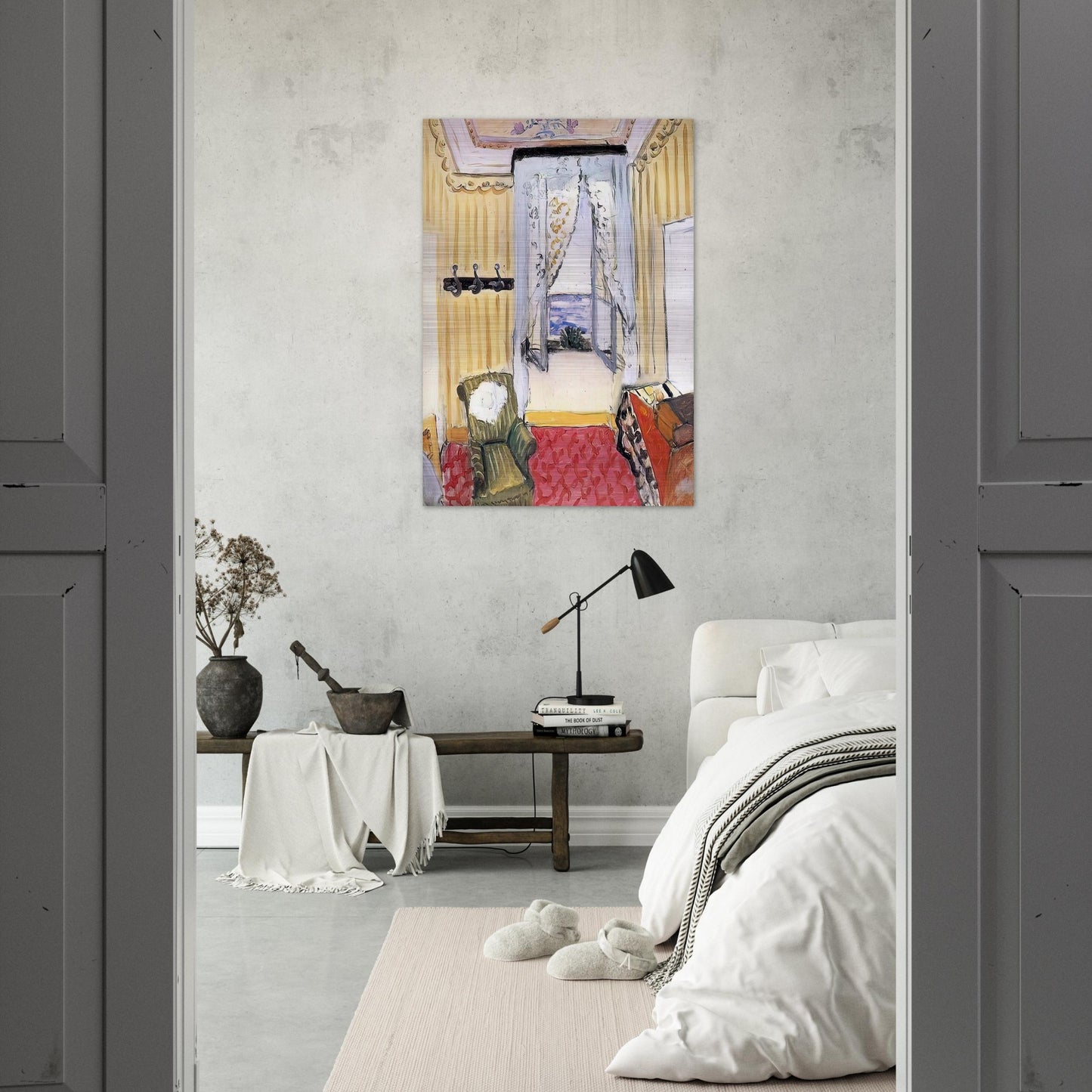 MY ROOM AT THE BEAU RIVAGE 1918 - Henri Matisse Brushed Aluminum Print - 70x100 cm / 28x40 inches | Henri Matisse Aluminum Print | Henri Matisse Prints