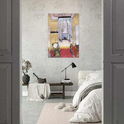 MY ROOM AT THE BEAU RIVAGE 1918 - Henri Matisse Brushed Aluminum Print - 70x100 cm / 28x40 inches | Henri Matisse Aluminum Print | Henri Matisse Prints