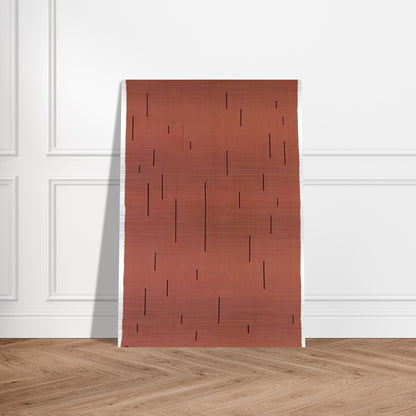 WITH VERTICALS 1946 - Anni Albers Brushed Aluminum Print - 70x100 cm / 28x40 inches | Anni Albers Aluminum Print | Anni Albers Prints