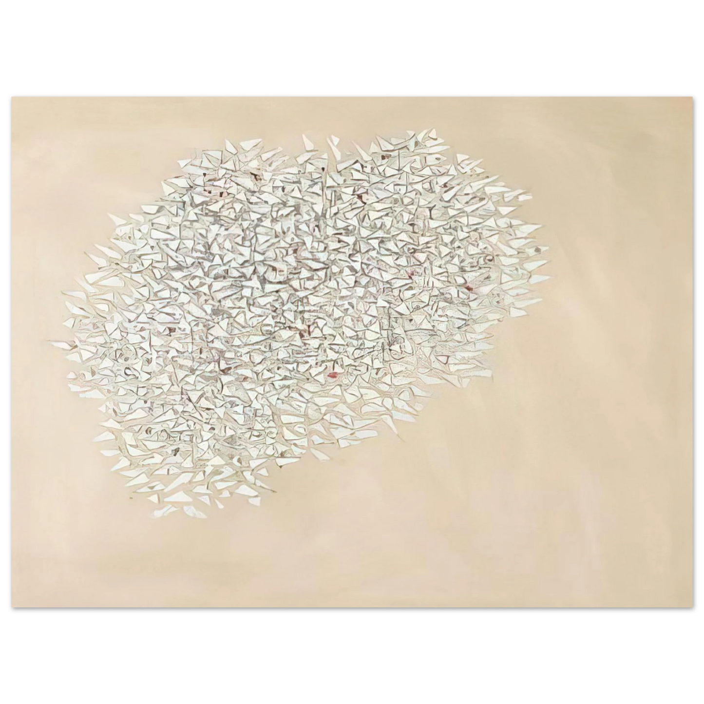 Robert Goodnough - White Mass - 1980  75x100 cm / 30x40inches Fine Art Poster