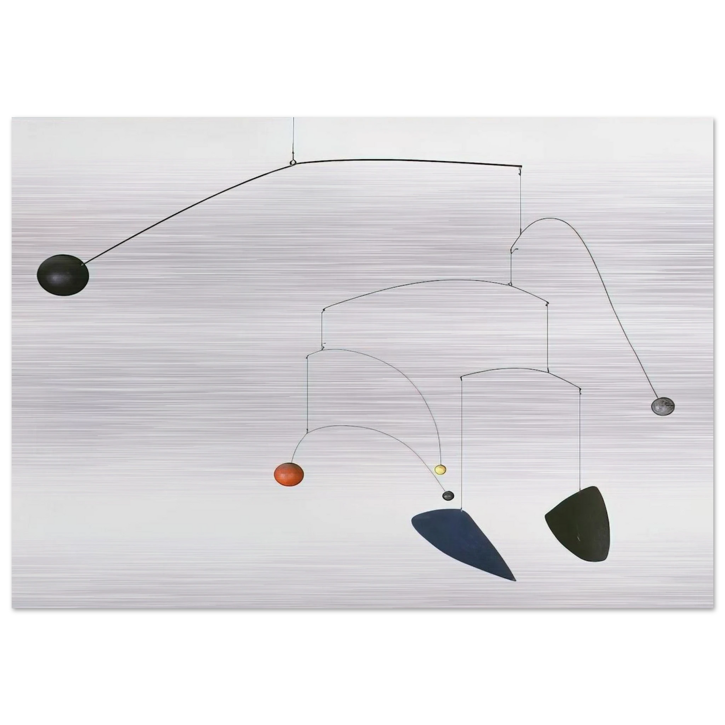 MOBILE 1932 - Alexander Calder Brushed Aluminum Print - 70x100 cm / 28x40 inches | Alexander Calder Aluminum Print | Alexander Calder Prints