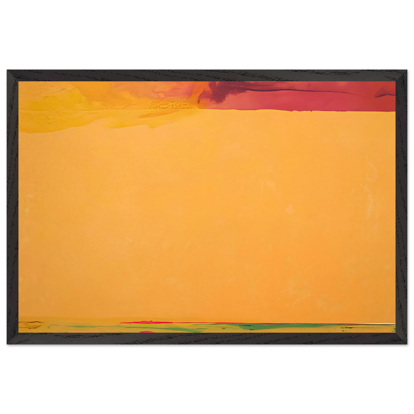 Helen Frankenthaler - Southern Exposure - 2005 Wall art - 70x100 cm / 28x40 inches - Premium Wooden Framed Poster With Fine Art Paper-canvas - White frame